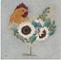 Stupell Industries Rooster Floral Blossom, 36 x 36 Inch Canvas Wall Art | Stupell Industries · By Michele Norman · Ready to hang · Farmhouse country charm for any room · Made in USA