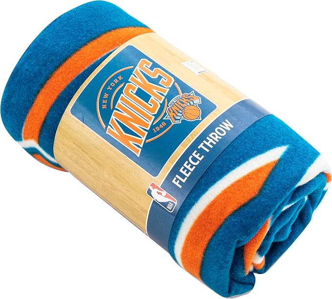 Northwest NBA New York Knicks Unisex-Adult Fleece Throw Blanket, 50" x 60", Campaign