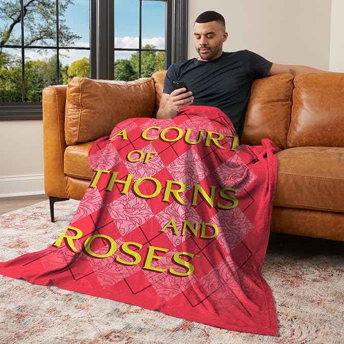 Northwest Sarah J. Maas A Court of Thorns and Roses Silk Touch Throw Blanket, 46 x 60 in