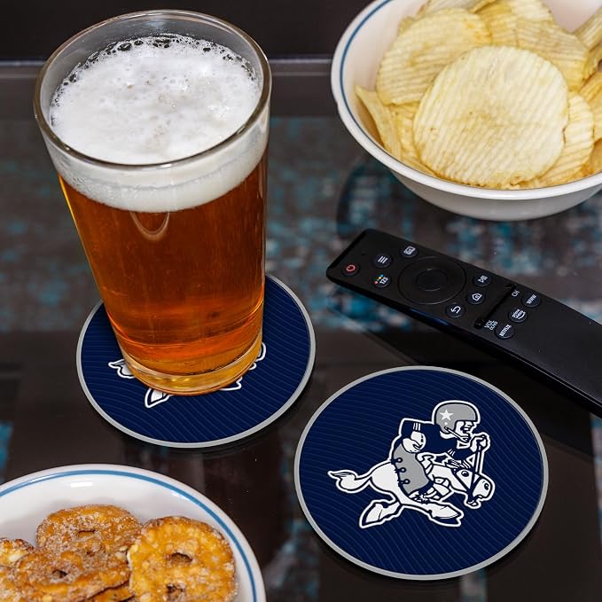Rico Industries NFL Football Classic Favorites: PVC Coaster Set (4-Pack)