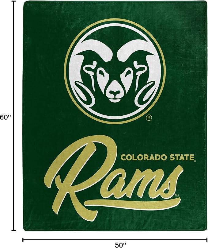 Northwest NCAA Unisex-Adult Raschel Throw Blanket