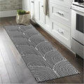 Tiffasea Woven Runner Rug 2'x6' Washable Black & White Indoor Outdoor Rugs | Cotton Reversible Hallway Runner Rug Entryway Carpet Runner for Living Room/Laundry/Bathroom/Bedroom Black and White Rug