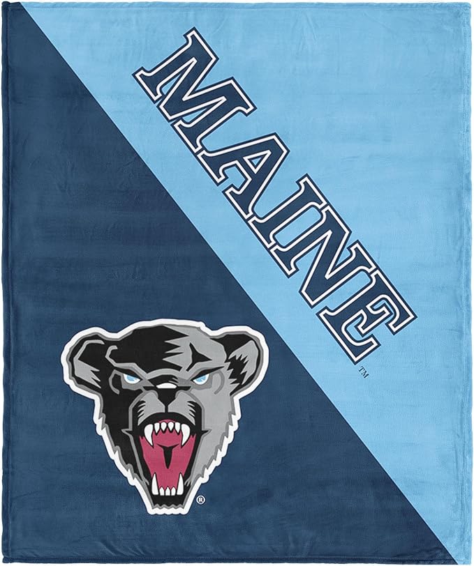 Northwest NCAA Silk Touch Throw Blanket, Ultra Soft Plush Polyester, Lightweight Warm Decorative Fan Gift, 46 x 60 in