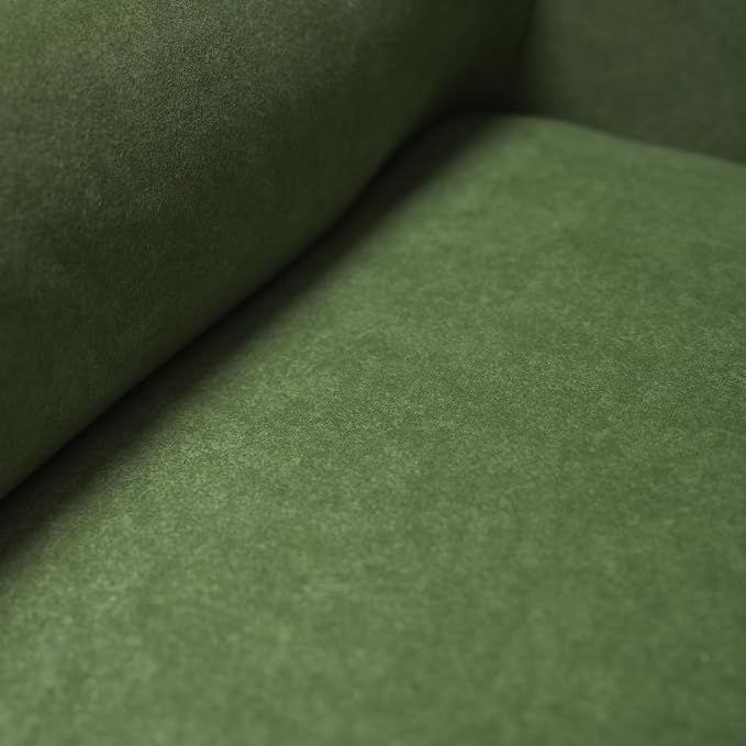 2-in-1 Human & Pet Shared Dog Sofa, Solid Pine Wood Frame with High Resilience Foam, Indoor Pet Furniture(Dark Green)