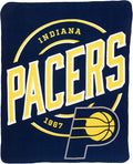 Northwest NBA Indiana Pacers Unisex-Adult Fleece Throw Blanket, 50" x 60", Campaign