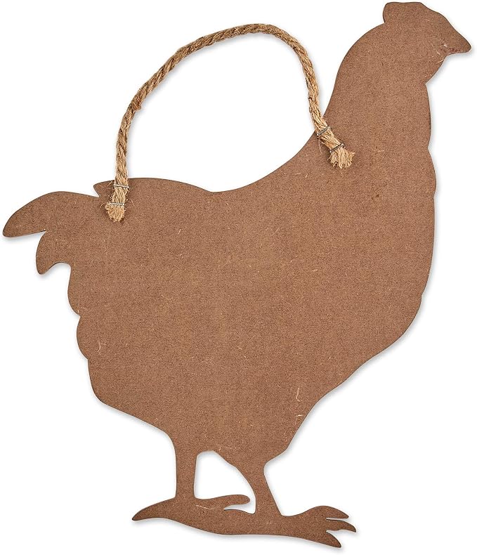 DII Farmhouse Wall Art Sign, Chicken and Pig, 2 Piece