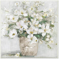 'Farmhouse Poppies Floral Blossom Bouquet'| Wall Plaque Art | Stupell Industries | 12 x 12 Inches, Easy to Hang and Sturdy, Made in USA, by Sally Swatland