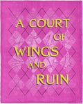 Northwest Sarah J. Maas A Court of Wings and Ruin Silk Touch Throw Blanket, 46 x 60 in