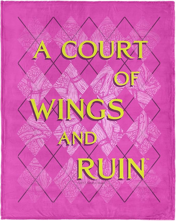 Northwest Sarah J. Maas A Court of Wings and Ruin Silk Touch Throw Blanket, 46 x 60 in