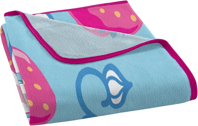 Northwest Cinnamoroll Micro Raschel Throw Blanket, 46" x 60", Strawberry Bun
