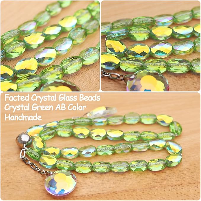 PEDOBO Magnetic Curtain Tiebacks, 2 Pack Crystal Beaded Sun & Moon Pendants - Image 2