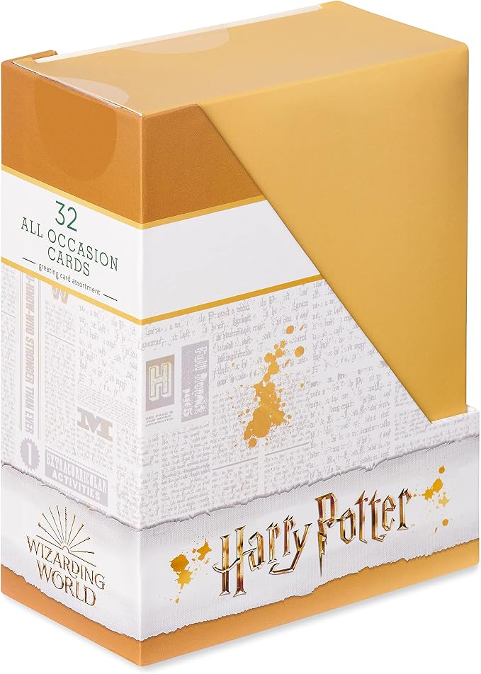 American Greetings Deluxe Harry Potter Card Bundle with Envelopes, Birthday and All-Occasion (32-Count)