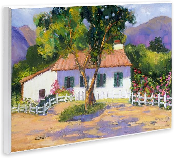 Stupell Industries 'Cottage Nature Painting'| Wall Plaque Art | Stupell Industries | 15 x 10 Inches, Easy to Hang and Sturdy, Made in USA, by Alexi Fine