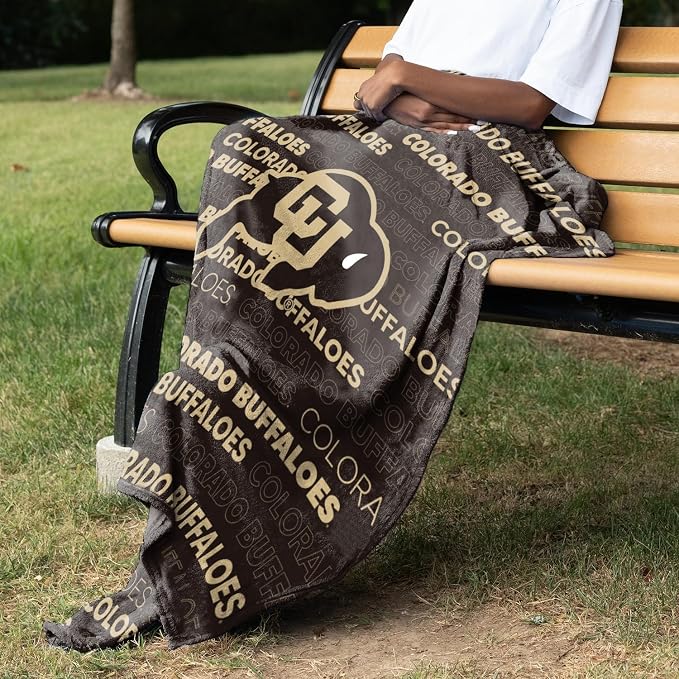Logo Brands NCAA Classic Fleece Throw Blanket -50” x 60” Ultra-Soft Game Day Blanket with Bold Team Colors & Logo – Cozy College Team Bedding for Fans & Alumni