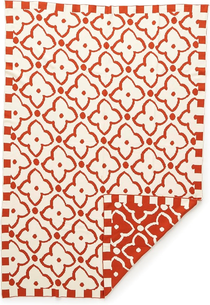 Vera Bradley Women's Cotton Double Knit Throw Blanket