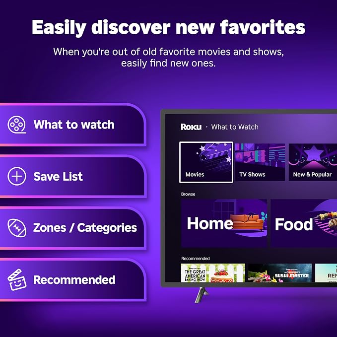 Roku Streaming Stick 4K with Voice Remote - HDR10+ & Dolby Vision | Compact 4K Streaming Device for TV with Roku Voice Remote & Long-Range Wi-Fi - Free & Live Local News, Sports