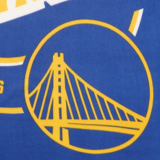 Northwest NBA Golden State Warriors Unisex-Adult Fleece Throw Blanket, 50" x 60", Campaign