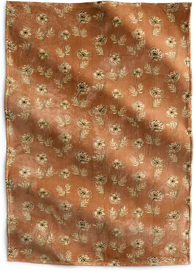 Oversized Throw, Anemones Macaroon, One Size