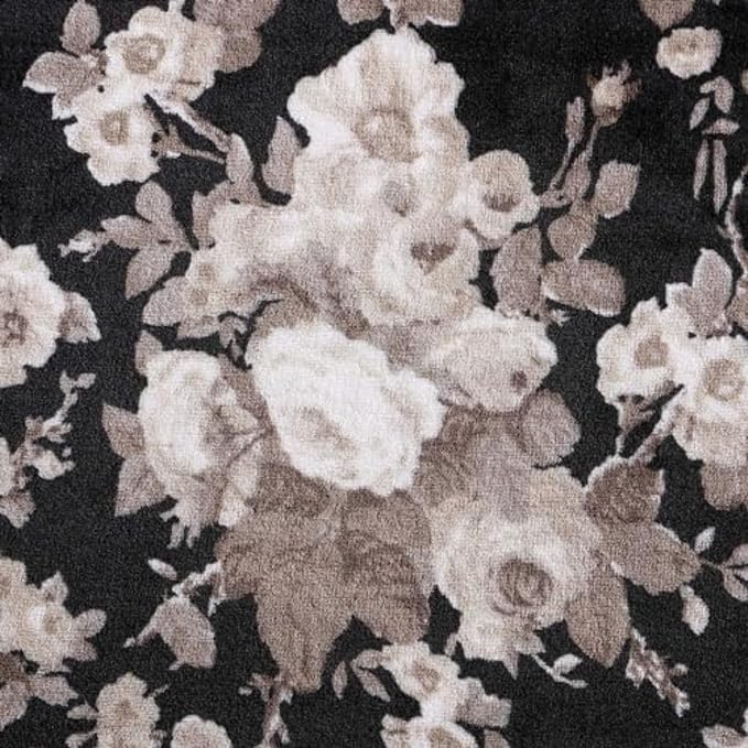 Betsey Johnson - Blanket, Buttery-Soft Throw Blanket for Couch or Bed, Boldly Plush & Oversized Bedding (Vintage Floral Black, 50" x 70")