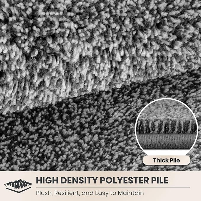 PURRUGS Dirt Trapping Door Mat 24" x 59", Non-Slip Machine Washable Entryway Rug, Dog Doormat, Indoor Front Door Mat, Super Absorbent Entry Rug for Muddy Shoes & Paws, Light Grey-Dark Grey