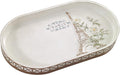 Avanti Linens - Vanity Tray, 100% Hand-Painted Resin Bathroom Accessories, Elegant Home Decor (Paris Botanique)
