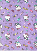 Northwest Hello Kitty Candy Kitty Silk Touch Throw Blanket, Ultra-Soft Lightweight Plush Cover for Bed Couch Sofa, 50 x 70 Inches