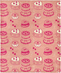 NORTHWEST Valentine's Day, V-Day Cakes, Silk Touch Throw Blanket 50 x 60 Inches