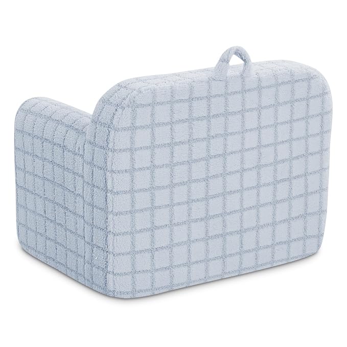 Delta Children Checkered Cozee Chair, Blue