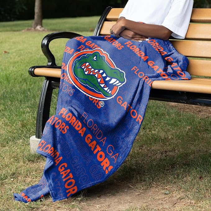 Logo Brands NCAA Classic Fleece Throw Blanket -50” x 60” Ultra-Soft Game Day Blanket with Bold Team Colors & Logo – Cozy College Team Bedding for Fans & Alumni
