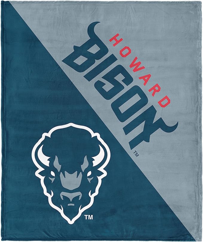 Northwest NCAA Silk Touch Throw Blanket, Ultra Soft Plush Polyester, Lightweight Warm Decorative Fan Gift, 46 x 60 in