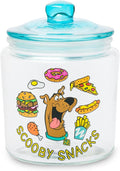 Silver Buffalo Scooby Doo Scooby Snacks, Glass Jar with Lid | Cookie Candy, Small Size