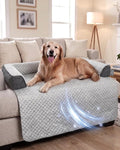 Cooling Dog Bed/Mat for Couch,Medium Size(45" x 37") Cooling Mat for Dog | Non-Slip&Manchine Washable,Ice Silk Cool Fiber Keep Pets Cool & Comfortable,Protects Sofa from Fur & Scratches