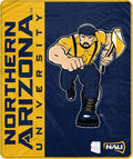 Proformance Home NCAA Northern Arizona Lumberjacks Endzone Ultra Soft Tailgate Throw