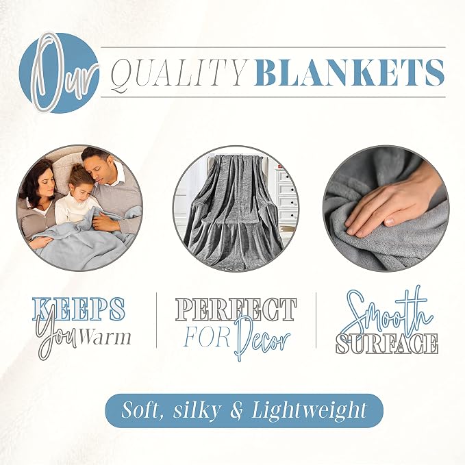 Elegant Comfort Luxury Velvety Feel Blanket, All-Season Lightweight Blanket, Ultra Plush, Soft, Cozy-Fuzzy Flannel Fleece for Couch, Sofa, Bed, Travel, Cube Design, King/California King, Lilac