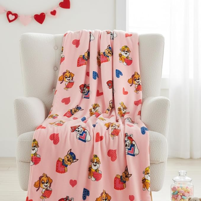 Paw Patrol Bedding Super Soft Plush Cozy Throw, 60 in x 70 in, (Officially Licensed Product) by Franco Collectibles