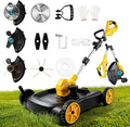 Cordless Lawn Mower Compatible with Dewalt 20v Battery, 3000W 3-in-1 Battery Powered Mower Brushless Grass Trimmer/Edger/Mini Mower/Brush Cutter for Small Yards, Push Mowers (Tool Only)
