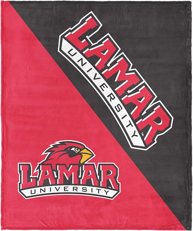 Northwest NCAA Silk Touch Throw Blanket, Ultra Soft Plush Polyester, Lightweight Warm Decorative Fan Gift, 46 x 60 in