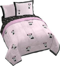 Jay Franco Kids Comforter Set Includes Sheets and Pillow Covers - Soft and Cozy Bed Set for Stylish Room Decor, Official Licensed Bedding, Multi - Minnie Mouse, 7 Piece Queen