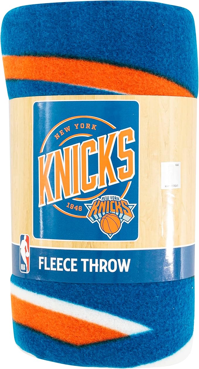 Northwest NBA New York Knicks Unisex-Adult Fleece Throw Blanket, 50" x 60", Campaign