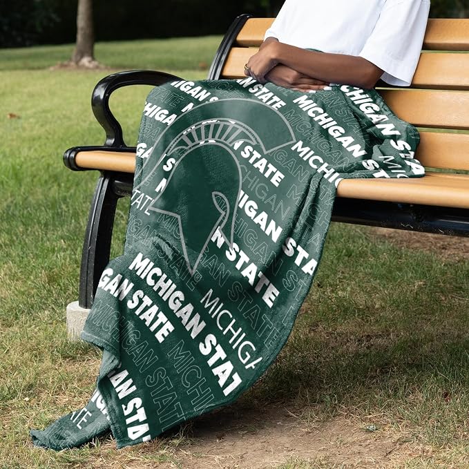 Logo Brands NCAA Classic Fleece Throw Blanket -50” x 60” Ultra-Soft Game Day Blanket with Bold Team Colors & Logo – Cozy College Team Bedding for Fans & Alumni