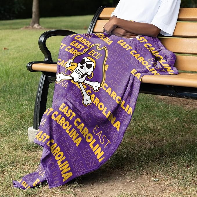 Logo Brands NCAA Classic Fleece Throw Blanket -50” x 60” Ultra-Soft Game Day Blanket with Bold Team Colors & Logo – Cozy College Team Bedding for Fans & Alumni