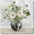 Stupell Industries Mixed Blooms Vase Bouquet, 17 x 17 Inch Canvas Wall Art | Stupell Industries · By Carol Robinson · Ready to hang · Rustic country charm for living room or bedroom · Made in USA