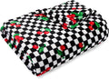 Betsey Johnson - Oversized Throw Blanket 50x70, Ultra-Soft Plush Bedding for Couch or Bed, Cozy & Lightweight, Soft Blanket with Cherry Checker Print (Red)