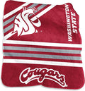 Logo Brands NCAA Raschel Throw Blanket – 50 x 60 Soft Fleece Blanket, Officially Licensed Collegiate Design, Cozy Throw for Tailgating, Game Day, & Home Décor