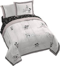 Disney Mickey Mouse and Friends Queen Comforter Set 7 Piece Bedding, Beige | Minnie Donald Goofy, Bed in a Bag, Comforter Sheets Shams Pillowcases, Official Product, Soft Microfiber, Machine Washable