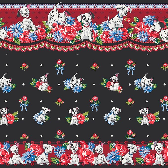 Vera Bradley Women's Disney Fleece Plush Throw Blanket, 101 Dalmatians, One Size
