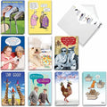 NobleWorks 20 Box of Funny Birthday Cards Variety Bulk Pack w/Envelopes (2 Each, 10 Designs) Birthday Wishes for Men and Women AC8838BDG-B2x10