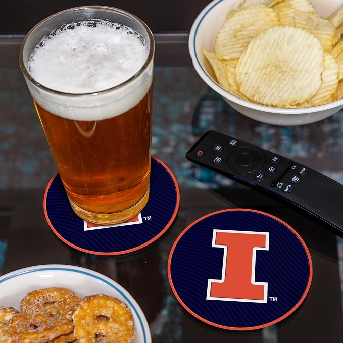 Rico Industries NCAA 4pack Coaster Set - Classic Favorites