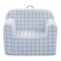 Delta Children Checkered Cozee Chair, Blue