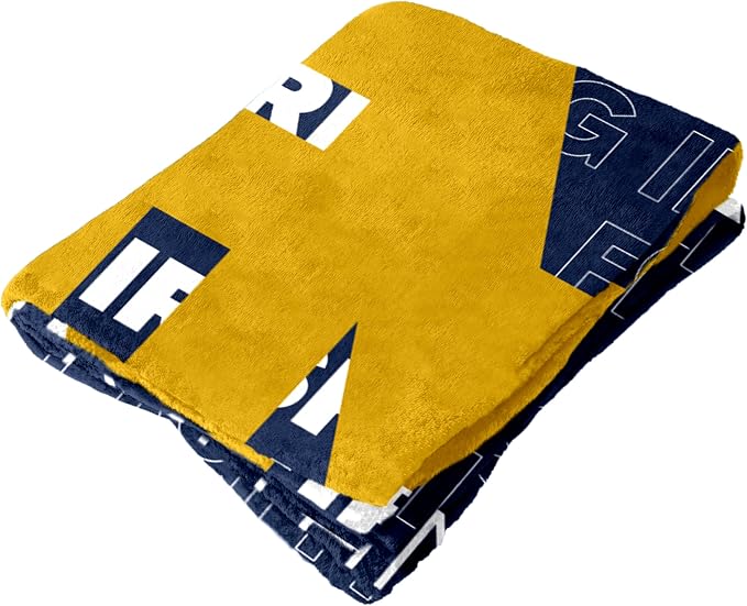 Logo Brands NCAA Classic Fleece Throw Blanket -50” x 60” Ultra-Soft Game Day Blanket with Bold Team Colors & Logo – Cozy College Team Bedding for Fans & Alumni